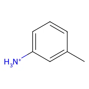 3-Methylanilinium structure