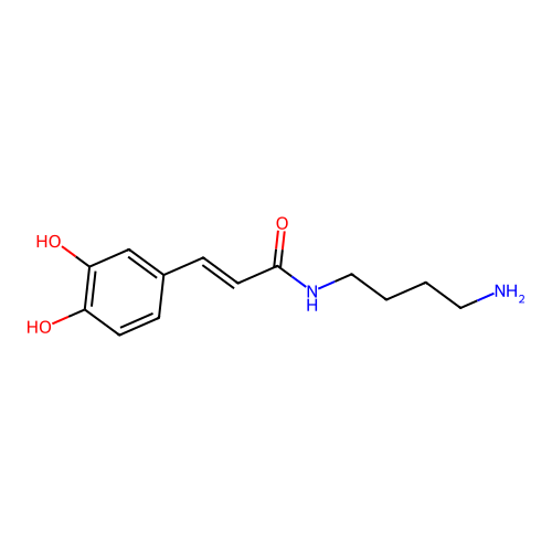 N-Caffeoylputrescine structure