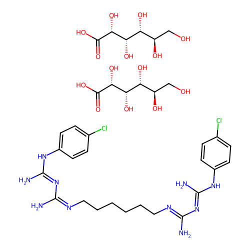 Chlorhexidine Gluconate structure