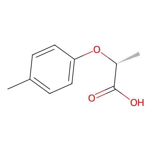 (R)-2-(p-tolyloxy)propanoic acid structure