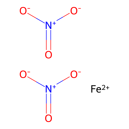 硝酸亚铁 structure
