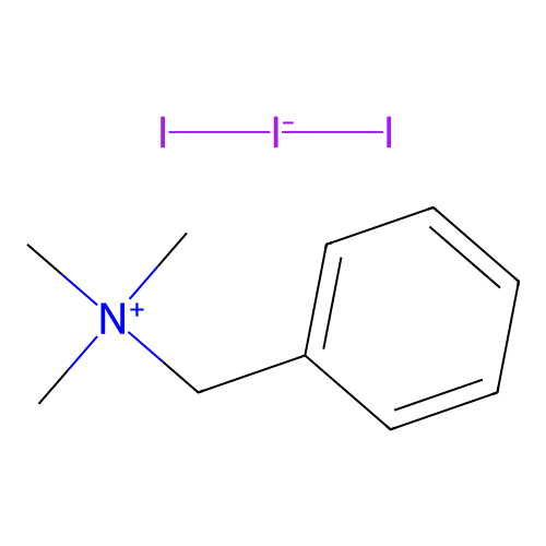 Benzyltrimethylammonium tribromide structure