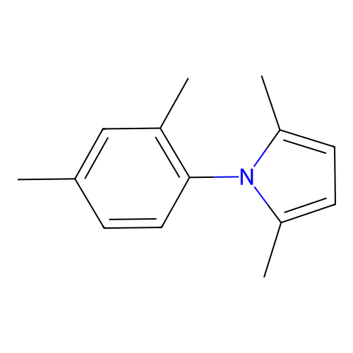 N-(2',4'-dimethylphenyl)-2,5-dimethylpyrrole structure