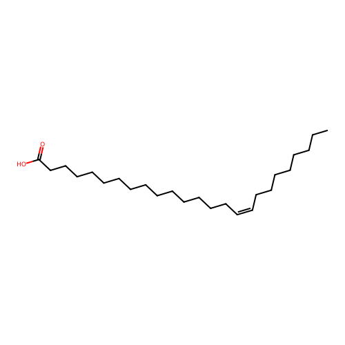 16Z-pentacosenoic acid structure