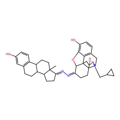 Naltrexone-estrone azine structure