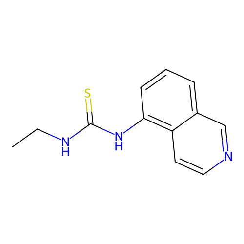 1-Ethyl-3-isoquinolin-5-ylthiourea structure