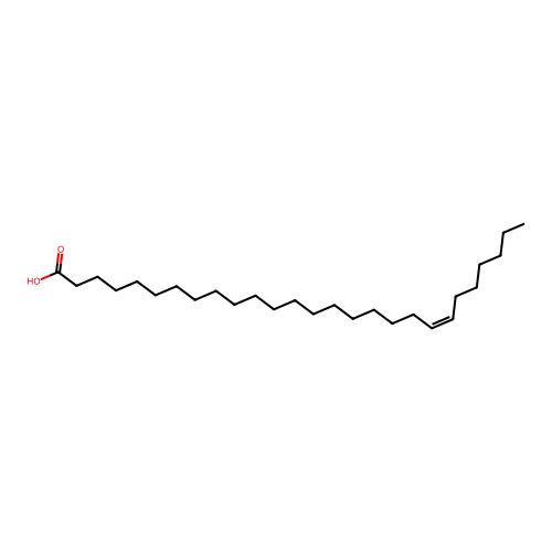 20Z-heptacosenoic acid structure