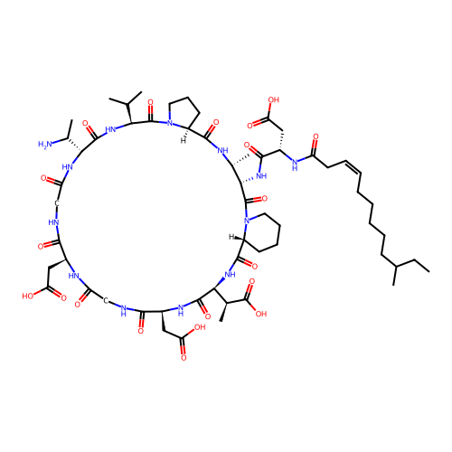 Amphomycin structure