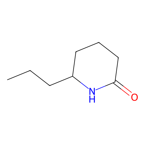 6-n-Propyl-piperidine-2-one structure