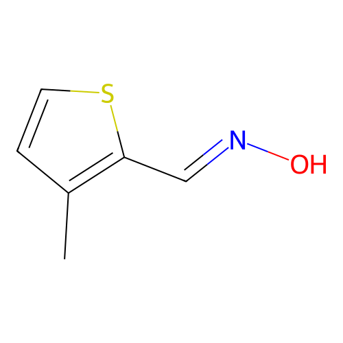 3-Methylthiophene-2-carbaldehyde oxime structure