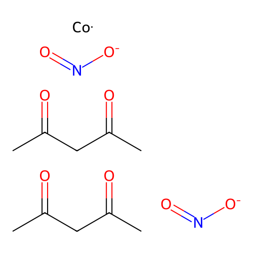 Cobaltate(1-),4-pentanedionato-O,O')-, sodium structure