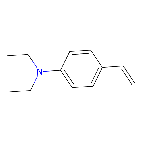 4-ethenyl-N,N-diethylaniline structure