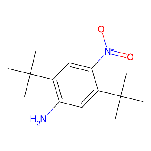 2,5-Ditert-butyl-4-nitroaniline structure