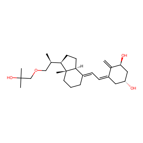 1,25-Dihydroxy-23-oxavitamin D3 structure