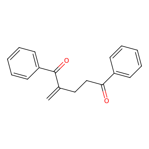 2-Methylidene-1,5-diphenylpentane-1,5-dione structure