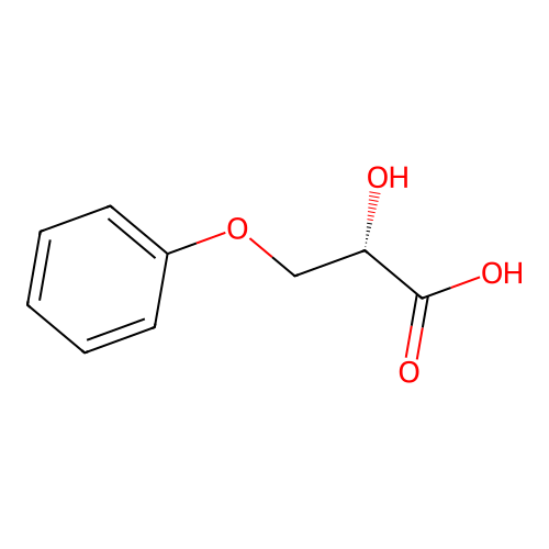 (S)-2-Hydroxy-3-phenoxypropanoic acid structure