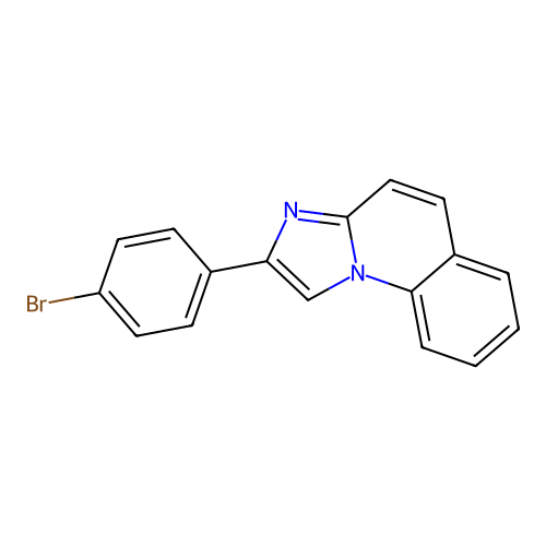 2-(4-Bromophenyl)imidazo[1,2-a]quinoline structure