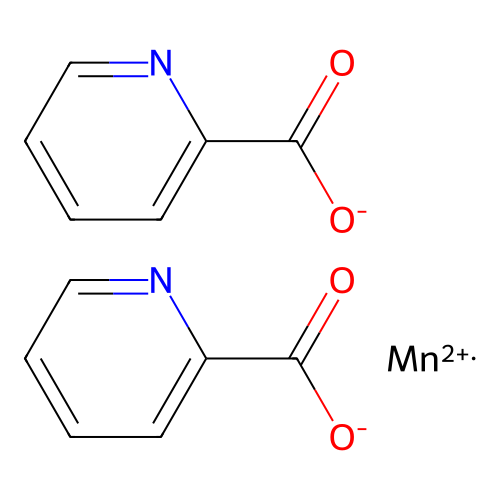 Manganous picolinate structure