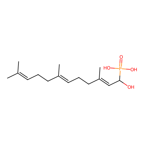 alpha-hydroxy Farnesyl Phosphonic Acid structure