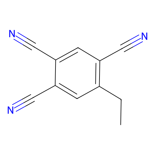 5-Ethylbenzene-1,2,4-tricarbonitrile structure