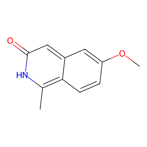 6-Methoxy-1-methylisoquinolin-3(2H)-one structure