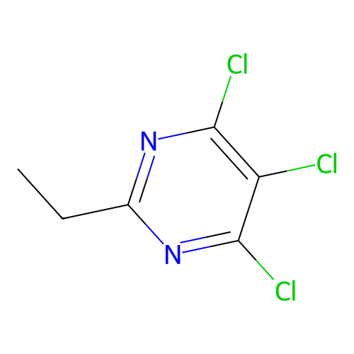 4,5,6-Trichloro-2-ethylpyrimidine structure