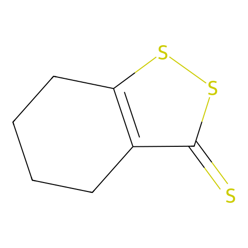 4,5,6,7-tetrahydro-3H-1,2-benzodithiole-3-thione structure