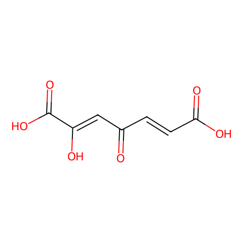 2,4-Dioxohept-5-enedioic acid structure