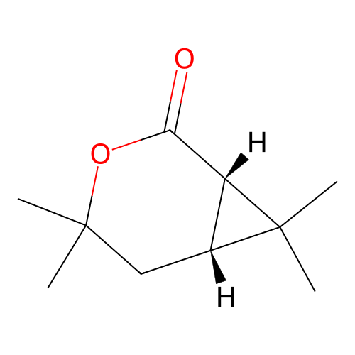 (1S)-Chrysanthemolactone structure
