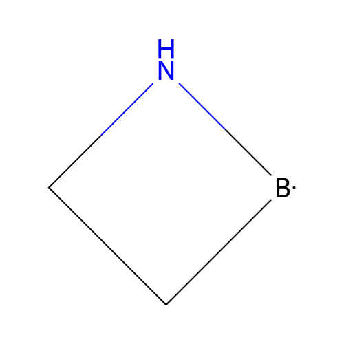 1,2-Azaboretidine structure
