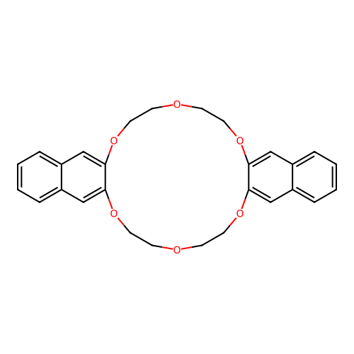 2,3-naphtho-18-crown-6 structure