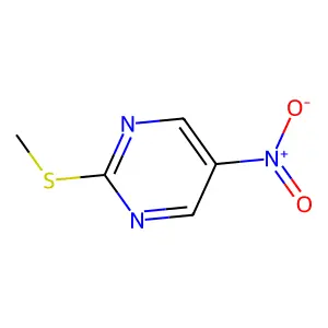 2-(Methylthio)-5-nitropyrimidine structure