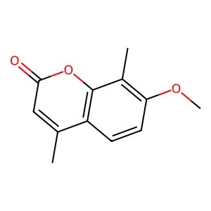 7-Methoxy-4,8-dimethylchromen-2-one structure