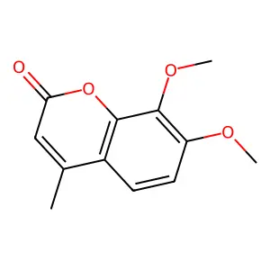7,8-Dimethoxy-4-methyl-2H-chromen-2-one structure