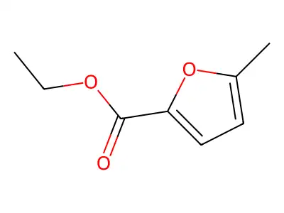 2-Furancarboxylic acid, 5-methyl-, ethyl ester structure