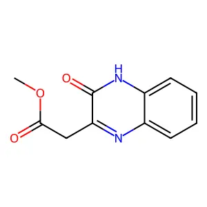 methyl 2-(3-oxo-4H-quinoxalin-2-yl)acetate structure