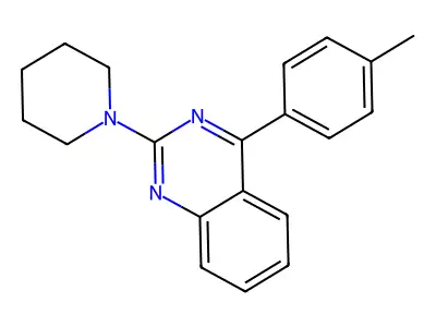4-(4-Methylphenyl)-2-piperidin-1-ylquinazoline structure