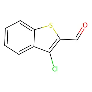 3-Chloro-1-benzothiophene-2-carbaldehyde structure