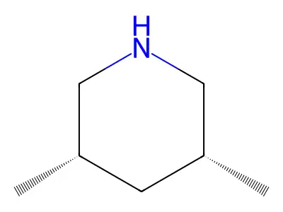 rel-(3R,5S)-3,5-Dimethylpiperidine structure