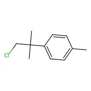 Benzene, 1-methyl-4-[1-(chloromethyl)-1-methylethyl] structure