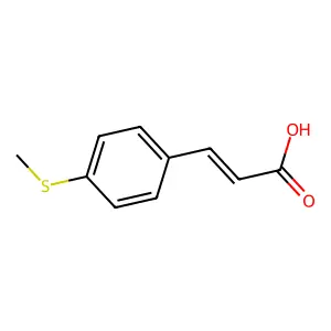 3-[4-(Methylsulfanyl)phenyl]acrylic acid structure