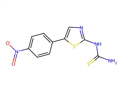 1-(4-(4-Nitrophenyl)thiazol-2-yl)thiourea structure