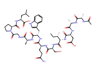 Hippocampal cholinergic neurostimulating peptide structure