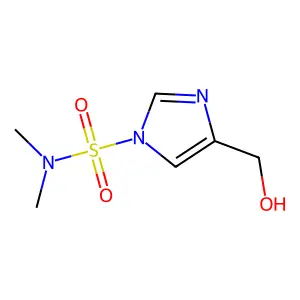 4-(hydroxymethyl)-N,N-dimethyl-1H-imidazole-1-sulfonamide structure