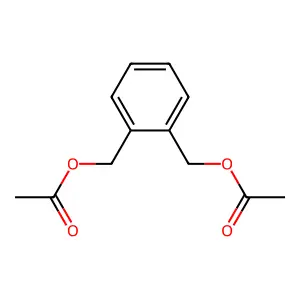 1,2-Benzenedimethanol, 1,2-diacetate structure