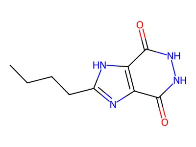 2-Butyl-5,6-Dihydro-1h-Imidazo[4,5-D]Pyridazine-4,7-Dione structure