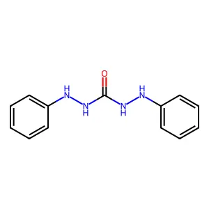 1,5-二苯基卡巴肼 structure
