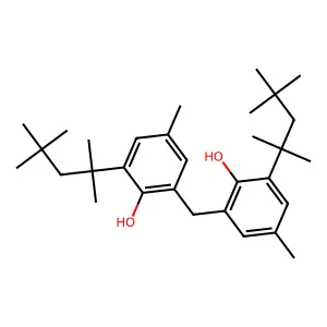 2,2'-Methylenebis(4-methyl-6-tert-octylphenol) structure