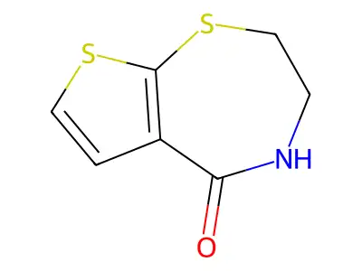 3,4-dihydrothieno[3,2-f][1,4]thiazepin-5(2H)-one structure