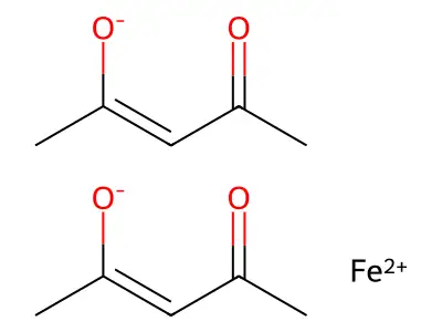 乙酰丙酮亚铁 structure